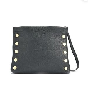 Hammitt Duke • black leather / gold hardware